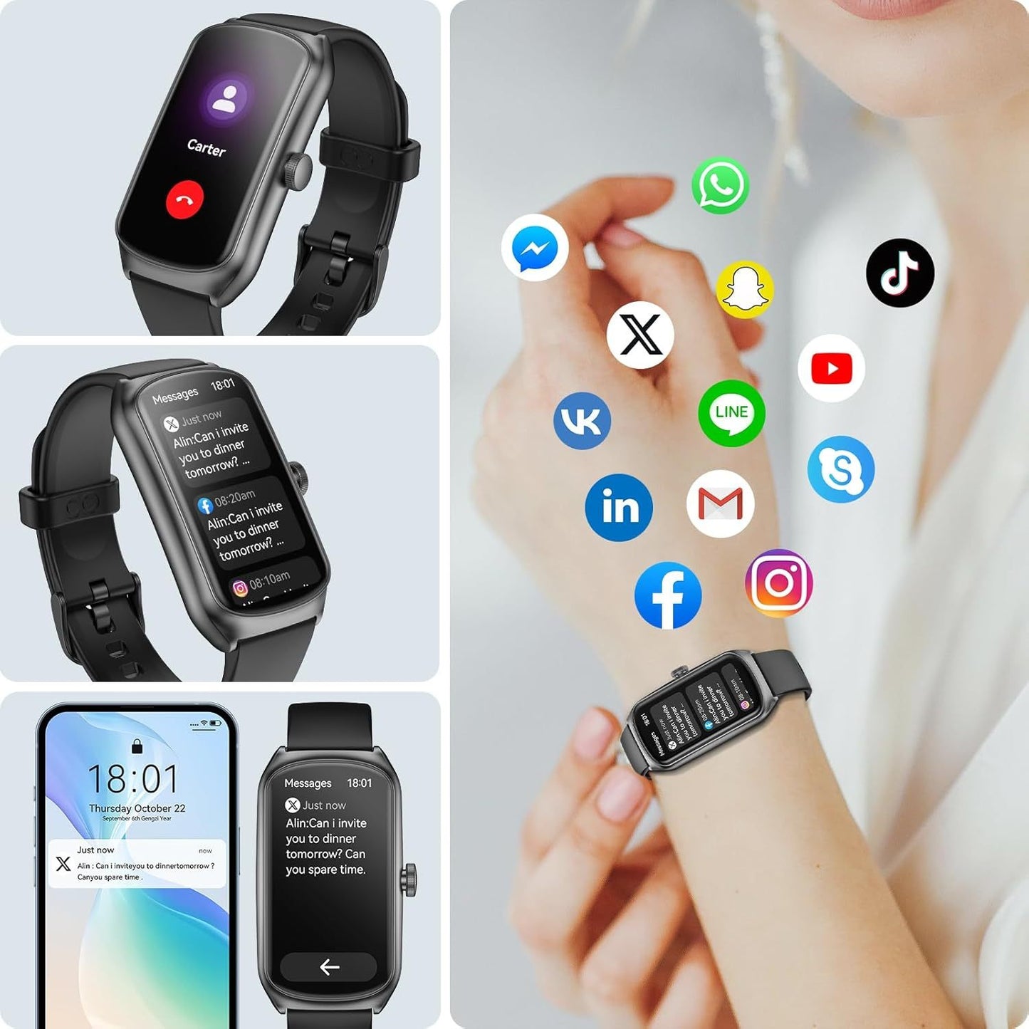 Luxury AMOLED Fitness Smartwatch for Daily Health Tracking