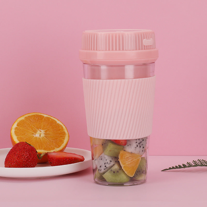 Portable Mini Blender Cup – USB Rechargeable Wireless Juicer for Smoothies & Shakes