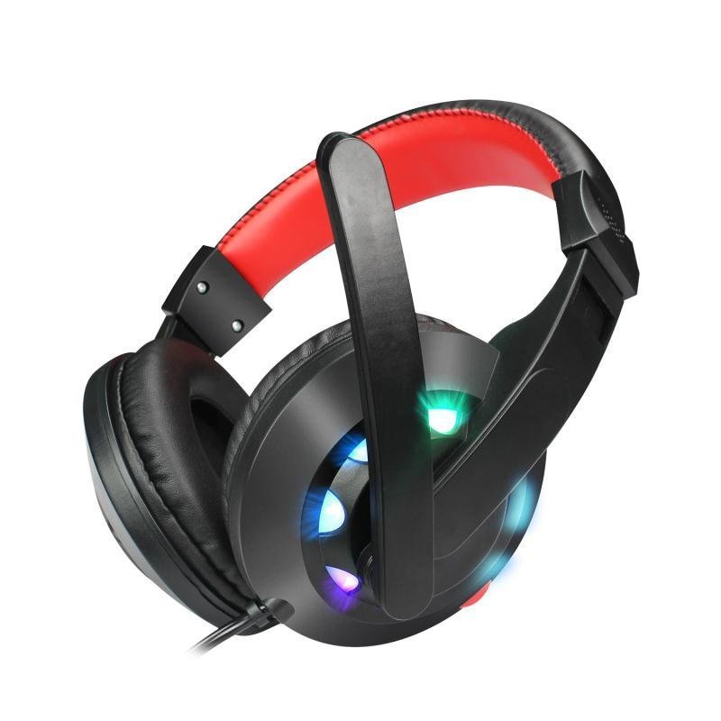 Wired Stereo Gaming Headset with Microphone – Over-Ear Headphones for Gaming, Music & Online Calls