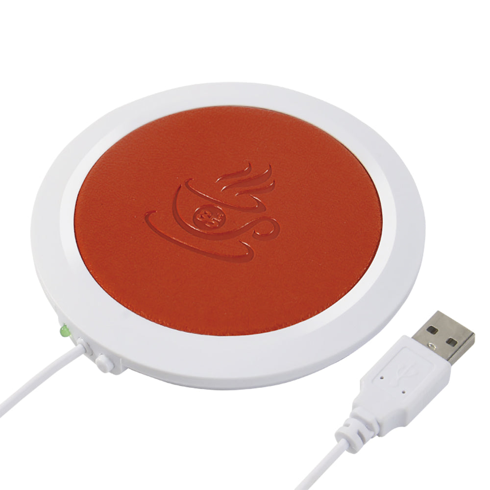 USB Electric Coffee Cup Warmer Pad – Portable Beverage Heater for Coffee, Tea & Milk