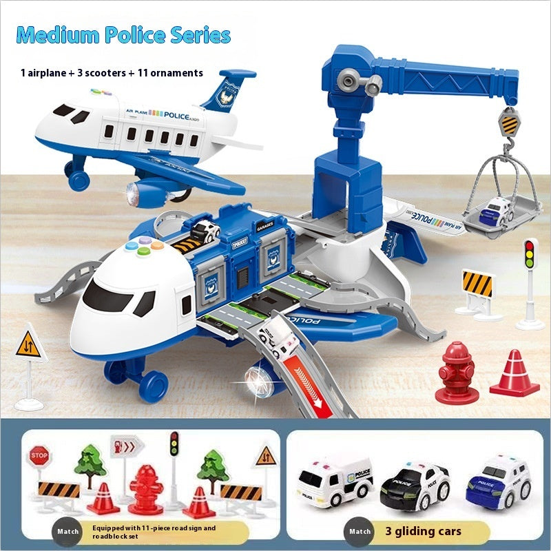 Children's Toy Catapult Track Storage Inertia Toy Car Model