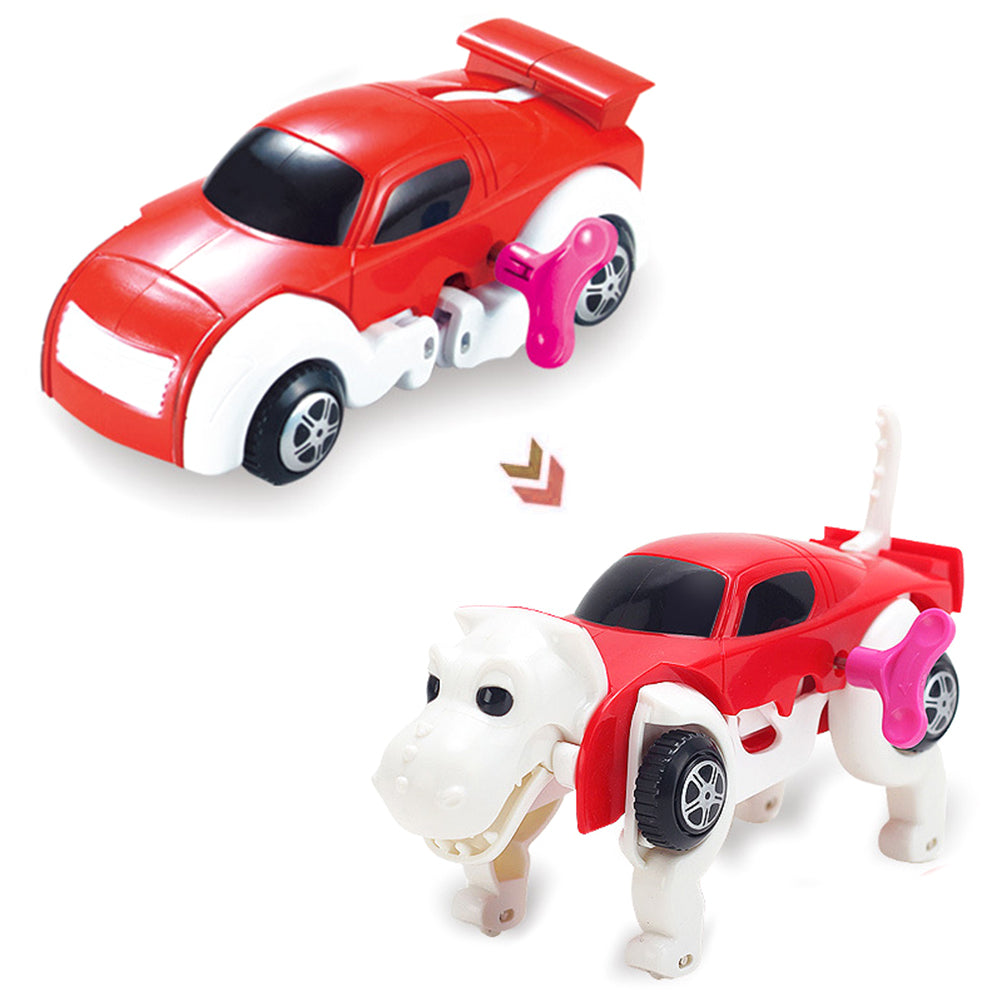 Wind-up deformation toy