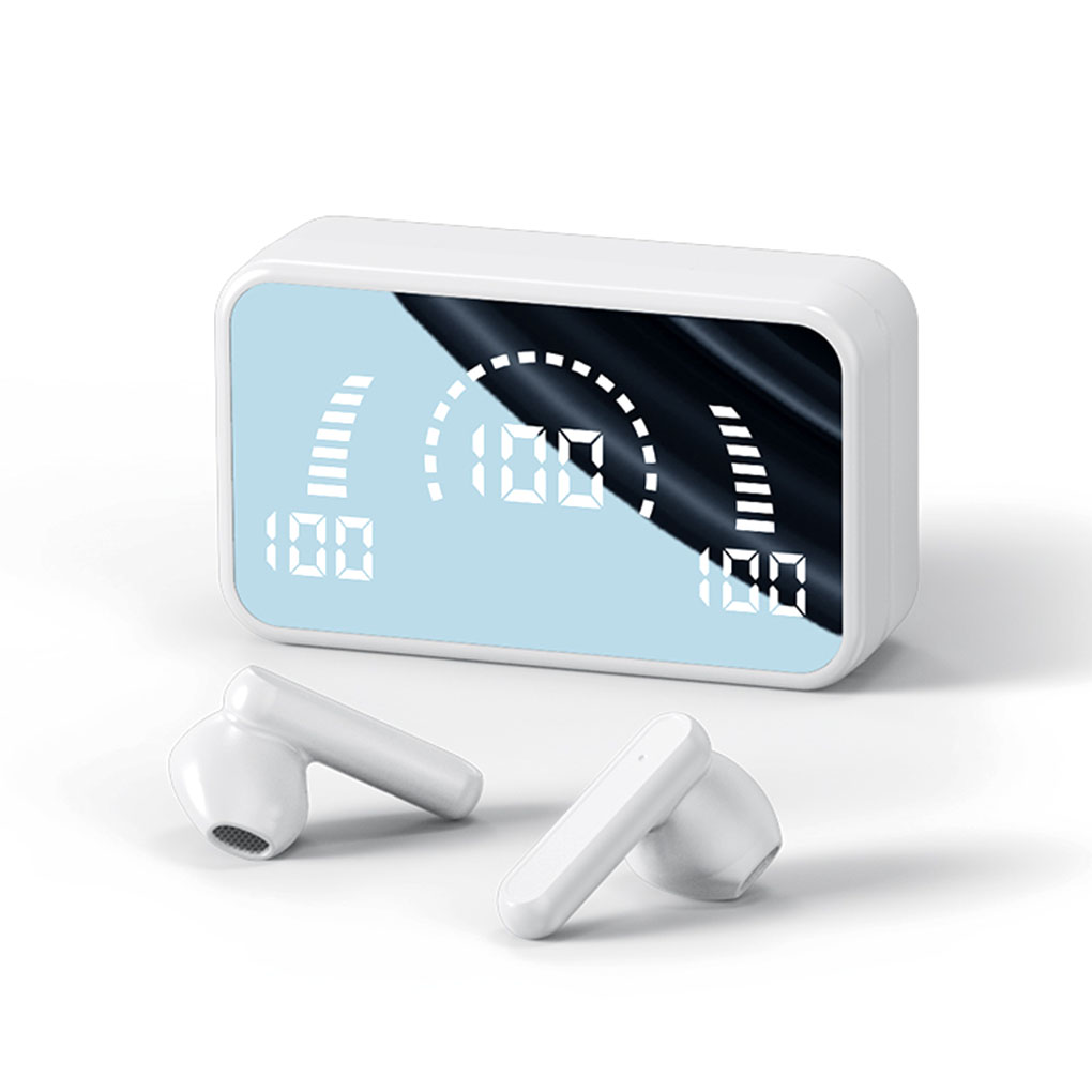 Wireless Bluetooth Earbuds with LED Display – Hi-Fi Stereo