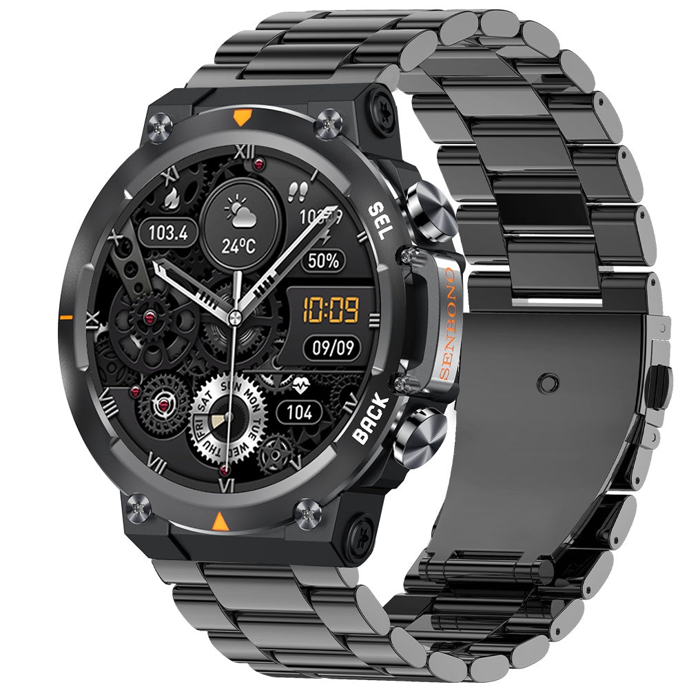 Luxury Stainless Steel Smartwatch for Men