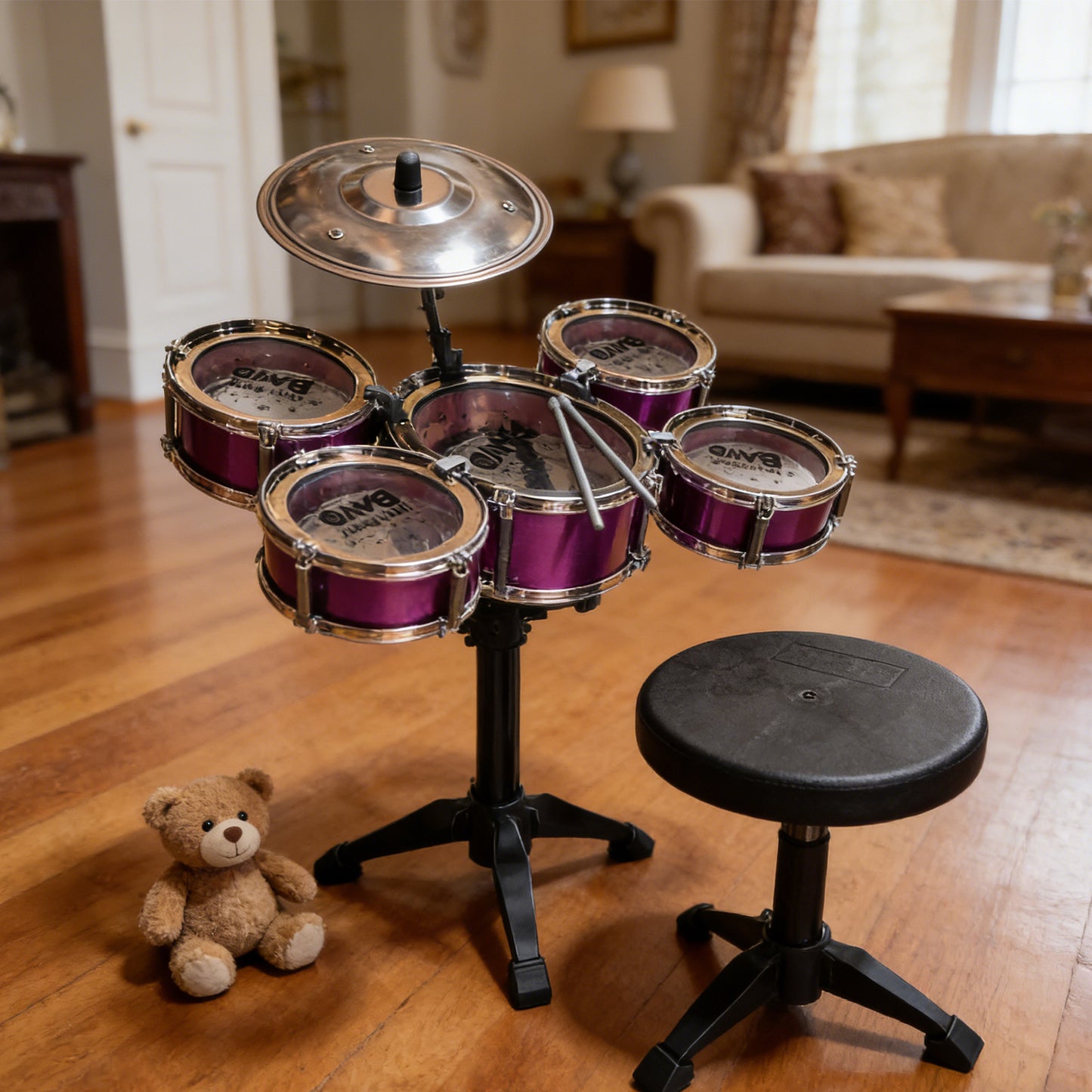 Kids Jazz Drum Set Toy