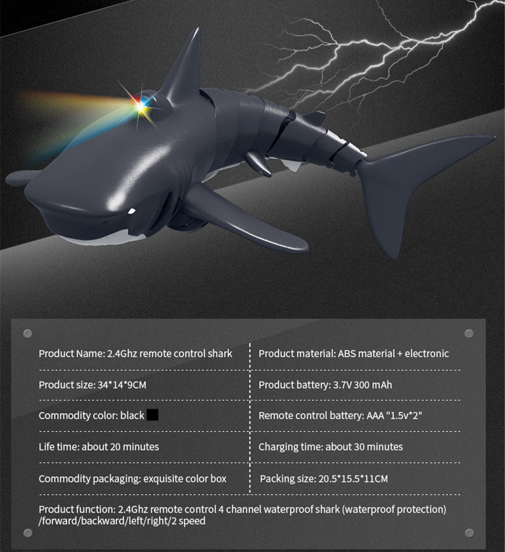 Remote Control Shark Remote Control Boat Water Toy Children's Toy Diving