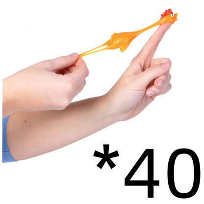 Catapult Launch Rubber Catapulted Chicken Toys