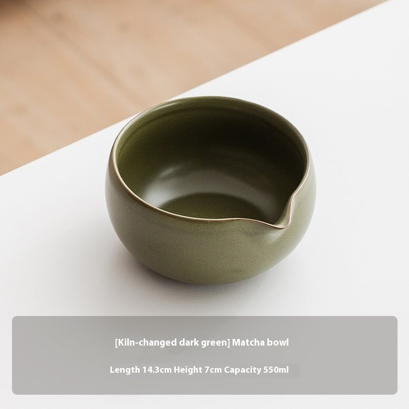 Matcha Tea Set – Bamboo Whisk, Bowl & Fine Mesh Strainer