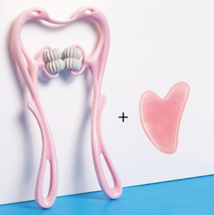 Premium 6-Wheel Neck & Shoulder Massage Roller | Deep Tissue Pain Relief & Stress Relaxation Tool