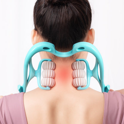 Premium 6-Wheel Neck & Shoulder Massage Roller