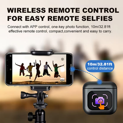 TWS Smart Touch Screen Earbuds with ANC Noise Cancelling