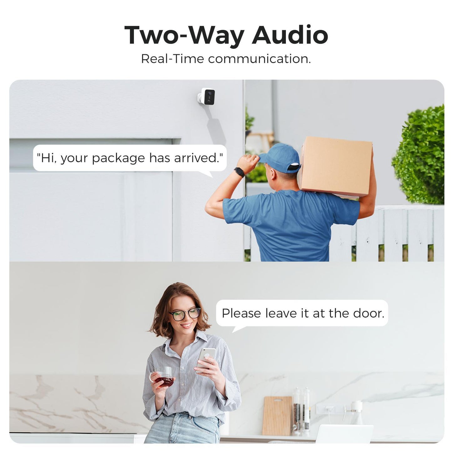 Wireless 4K Battery Security Camera with Night Vision