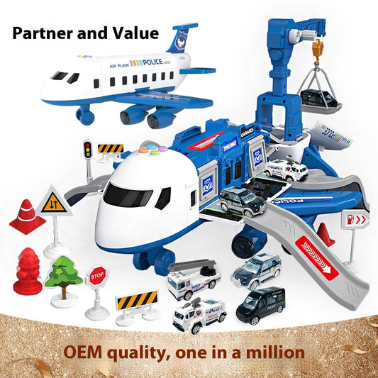 Children's Toy Catapult Track Storage Inertia Toy Car Model