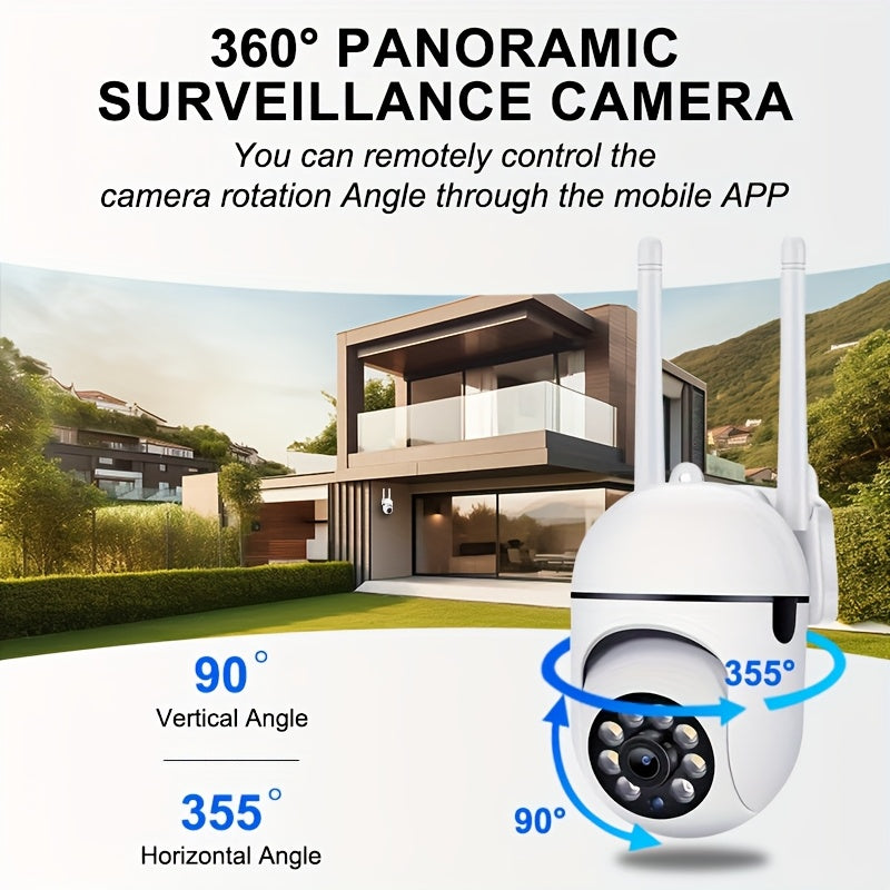 👉 360° Wireless Outdoor Security Camera | 1080P HD