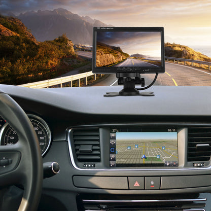 “7" HD Waterproof Car Rear View Camera Monitor System”