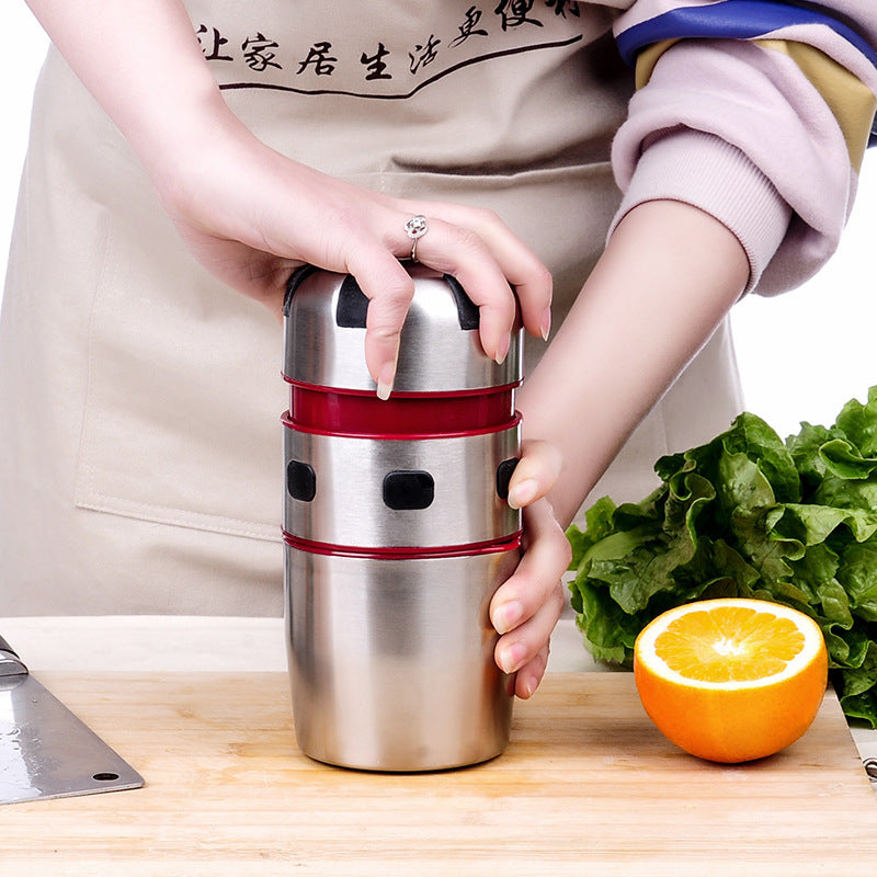 Electric Stainless Steel Citrus Juicer – Orange & Lemon Squeezer