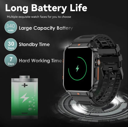 “L81 Outdoor Smartwatch with Bluetooth Call & Fitness Tracker”