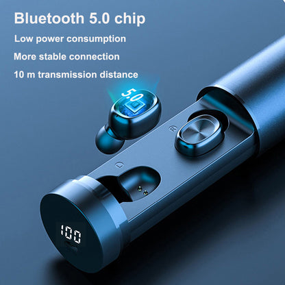 Bluetooth Earphone 5.0 Wireless 8D HIFI Sport MIC Earbuds