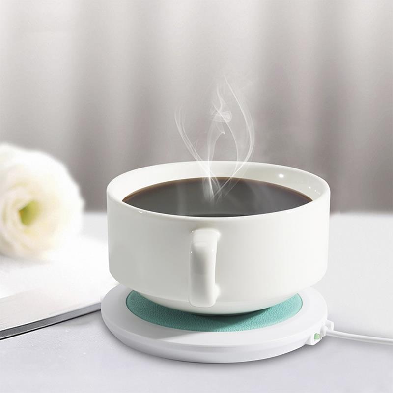 USB Electric Coffee Cup Warmer Pad – Portable Beverage Heater for Coffee, Tea & Milk