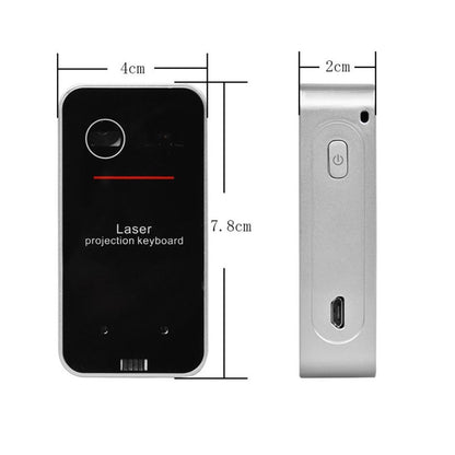 Portable Virtual Laser Keyboard with Bluetooth