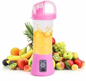Portable USB Rechargeable Blender Bottle – Mini Personal Juicer for Smoothies & Shakes