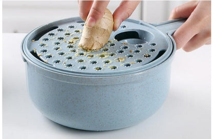 Multi-Function Vegetable Slicer with Storage Container