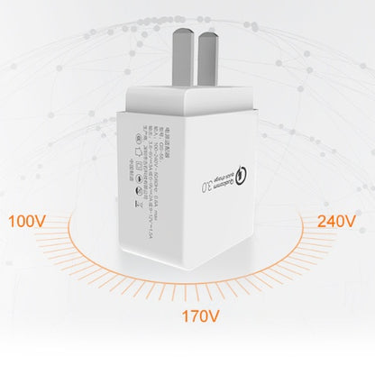 Qualcomm Quick Charge 3.0 Fast USB Wall Charging Adapter