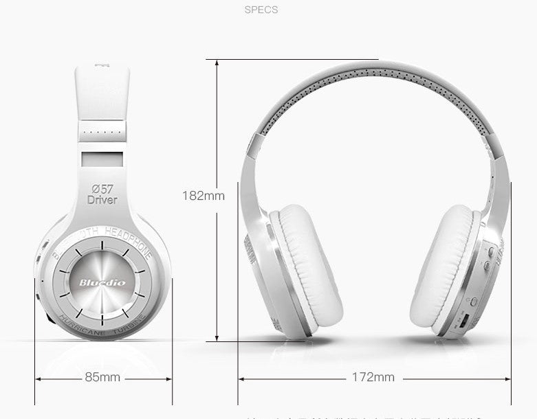 Wireless Stereo Subwoofer Headphones – Hi-Fi Bluetooth Over-Ear Headset