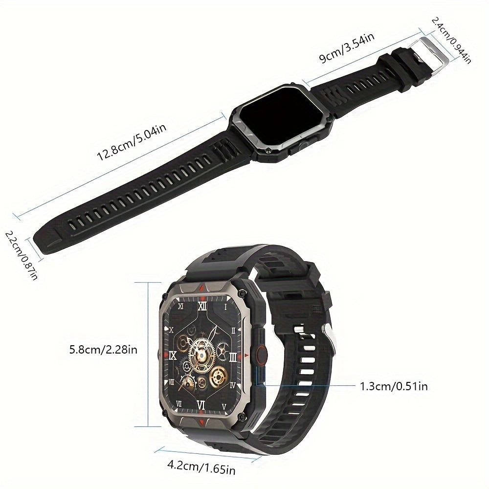HD Touch Screen Smartwatch with Call & Health Monitor