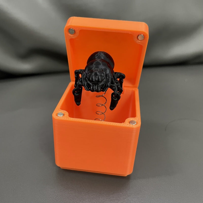 Christmas Halloween Gift Box Prank Middle Finger Surprise Gift Box Various 3D Printed Style Toys