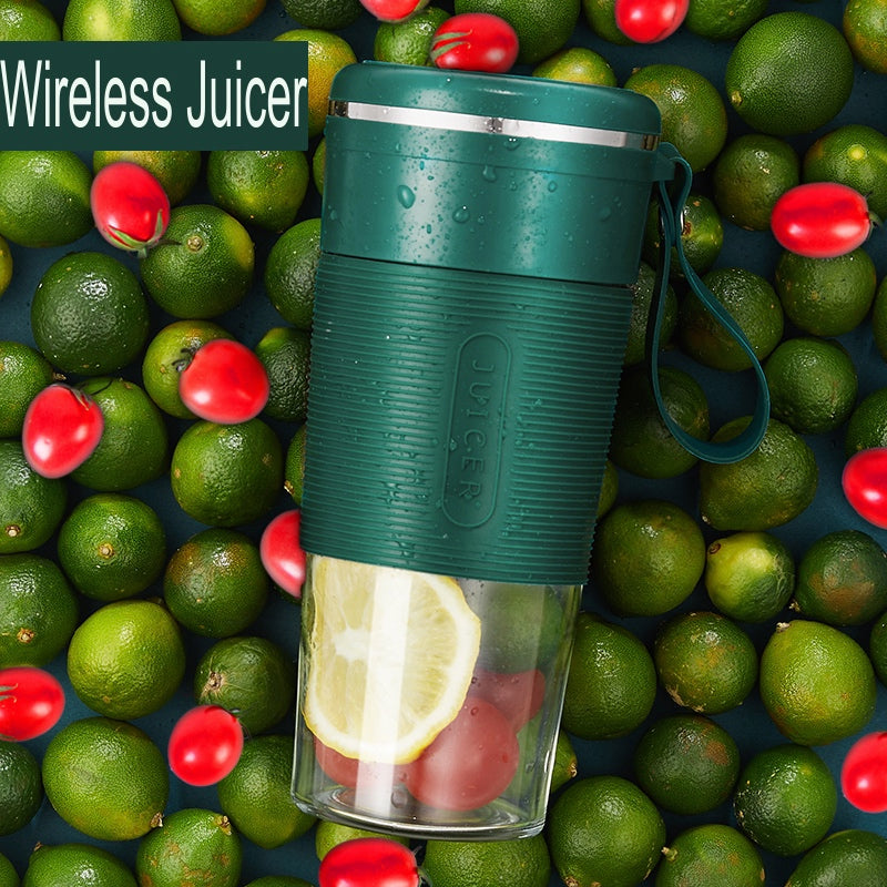 Portable Wireless Juicer Blender – USB Rechargeable Mini Smoothie Maker (300ml)