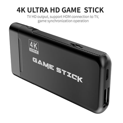 4K HDMI Wireless Game Stick Console with Dual Wireless Controllers