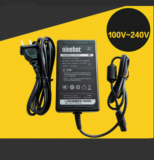 Original Ninebot / Segway 100V–240V Charger – Compatible with Electric Scooters & GoKart