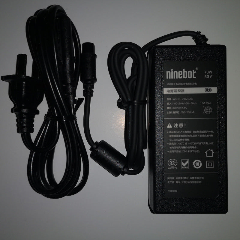 Original Ninebot / Segway 100V–240V Charger – Compatible with Electric Scooters & GoKart