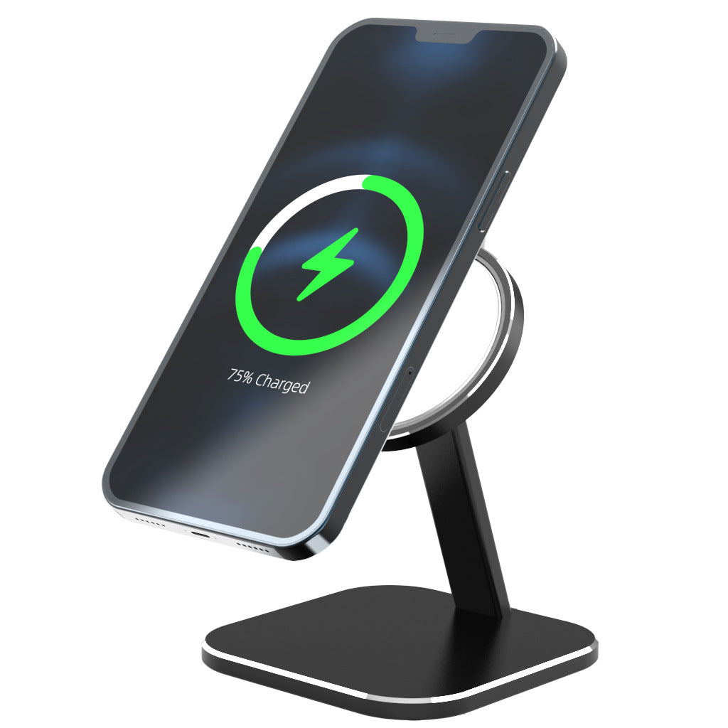 MagSafe Compatible Wireless Charging Stand – Fast Charging Magnetic Phone Holder for Desk