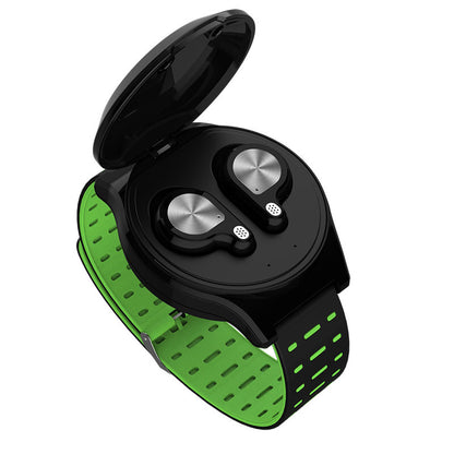 “True Wireless Bluetooth Earbuds with Wrist Strap”