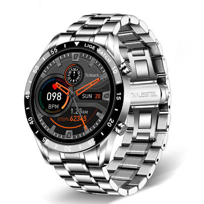 Bluetooth Calling Smart Watch with Metal Strap  & iOS