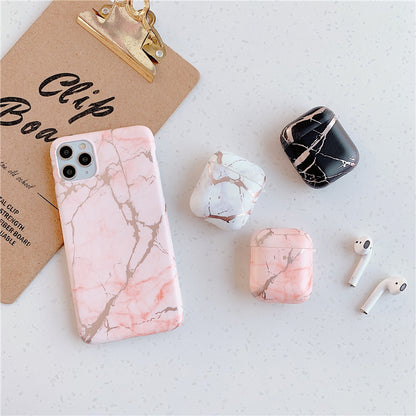 Luxury Marble AirPods Case Cover