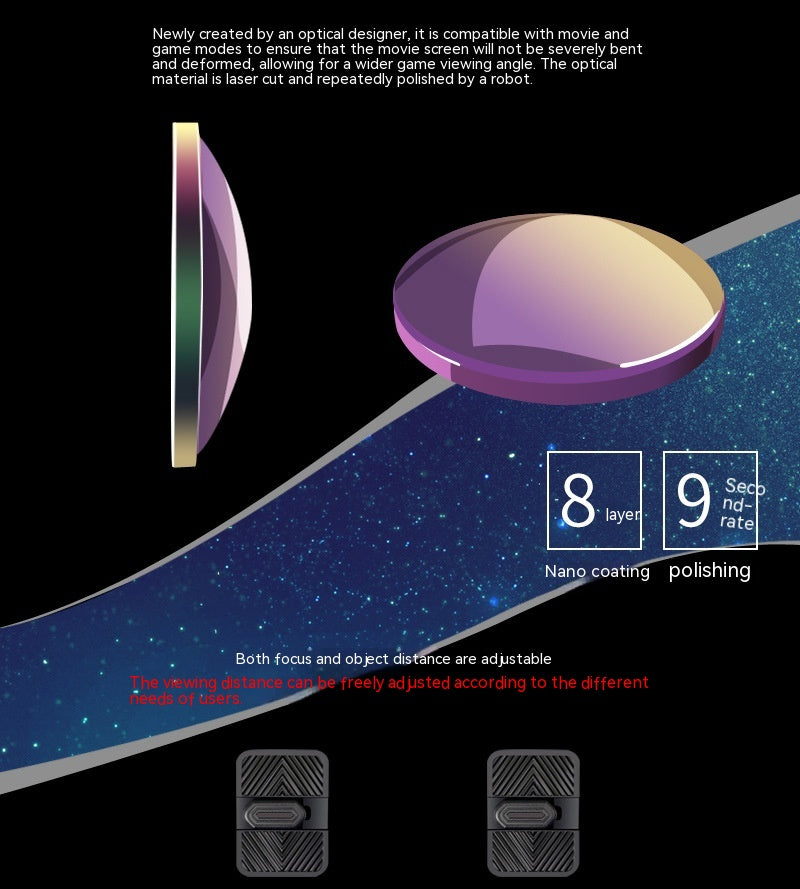 Premium VR Box Virtual Reality Headset for Smartphone | 3D Movies & Games