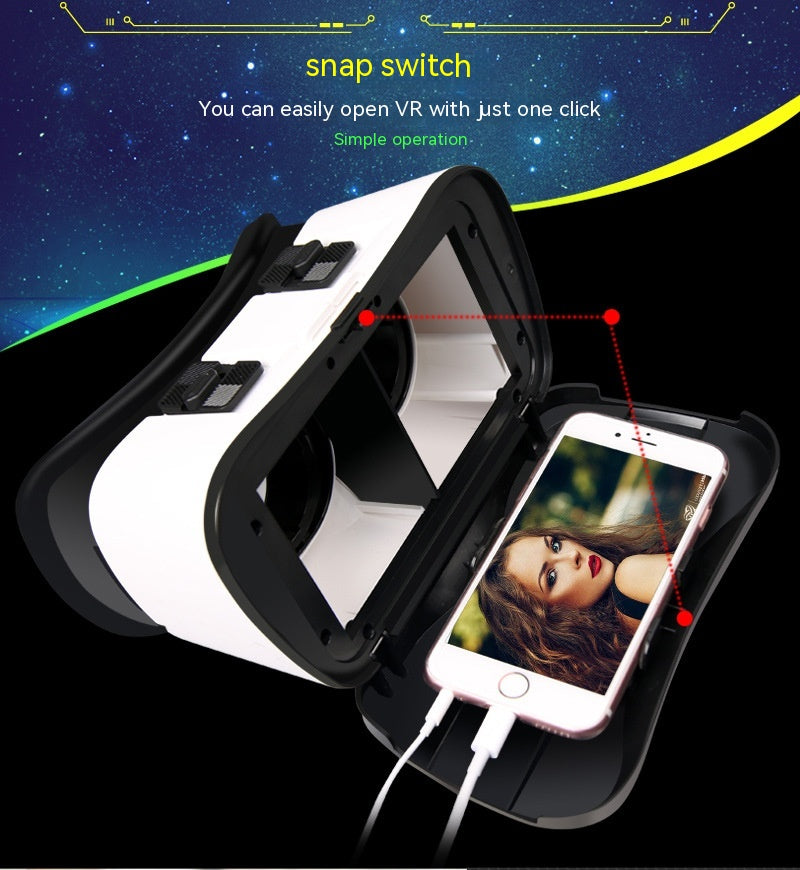 Premium VR Box Virtual Reality Headset for Smartphone | 3D Movies & Games