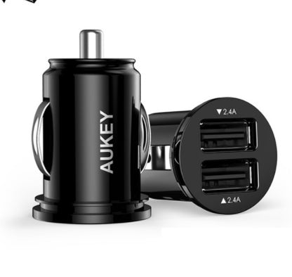 Universal Dual USB Car Charger 12V/24V