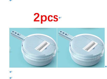 Multi-Function Vegetable Slicer with Storage Container