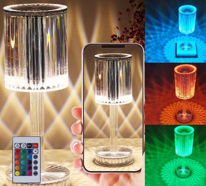 Crystal Diamond LED Table Lamp
