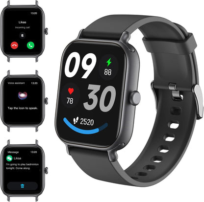 Bluetooth Fitness Smartwatch with Heart Rate Monitor