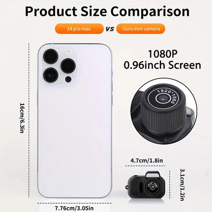 Mini Keychain Camera – 1080P HD Video
