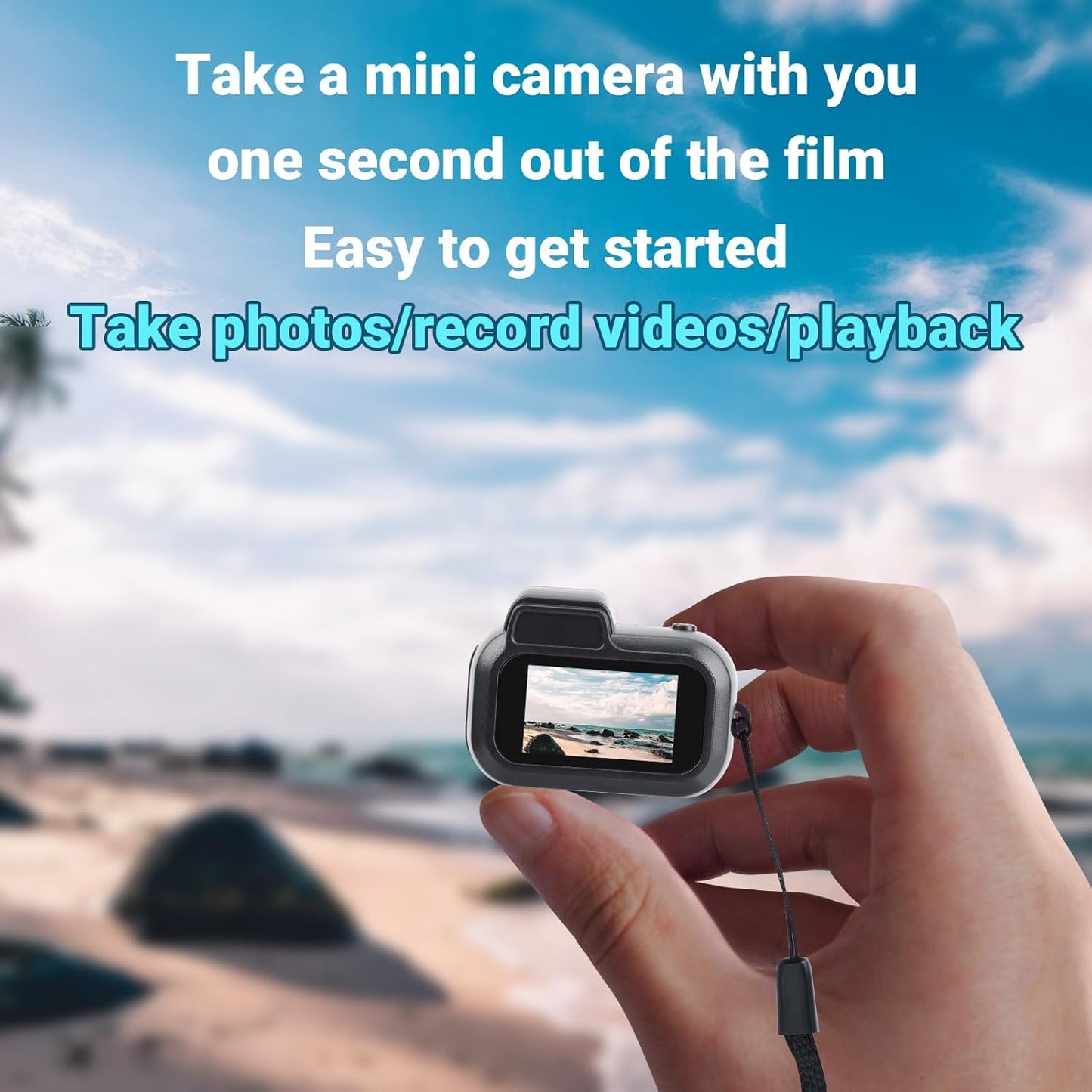 Mini Keychain Camera – 1080P HD Video