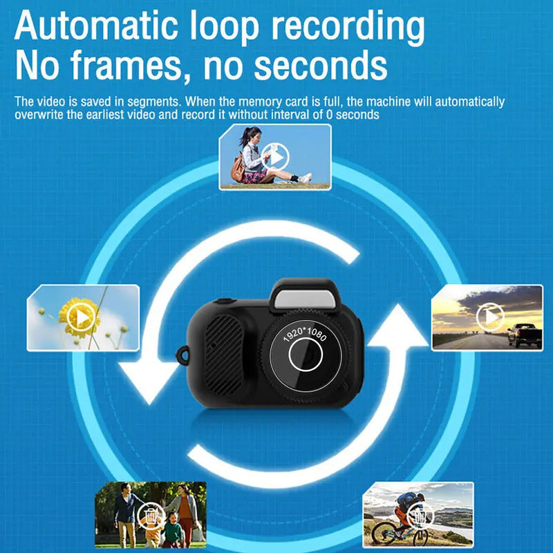 Mini Keychain Camera – 1080P HD Video