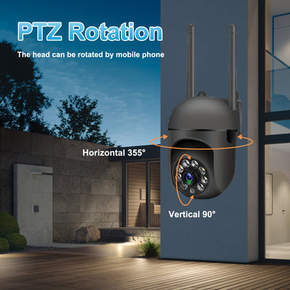 360° WiFi Smart PTZ Security Camera with Night Vision