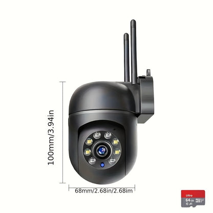 360° WiFi Smart PTZ Security Camera with Night Vision