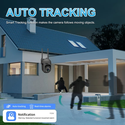 360° WiFi Smart PTZ Security Camera with Night Vision